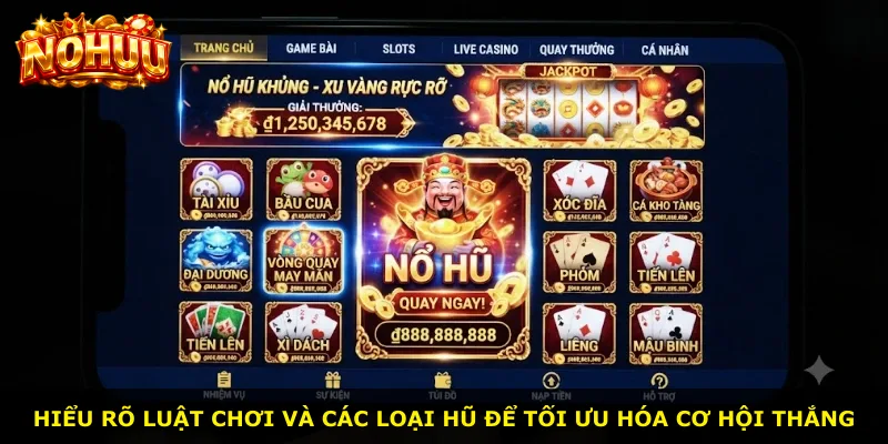 Hiểu rõ luật chơi và các loại hũ để tối ưu hóa cơ hội thắng