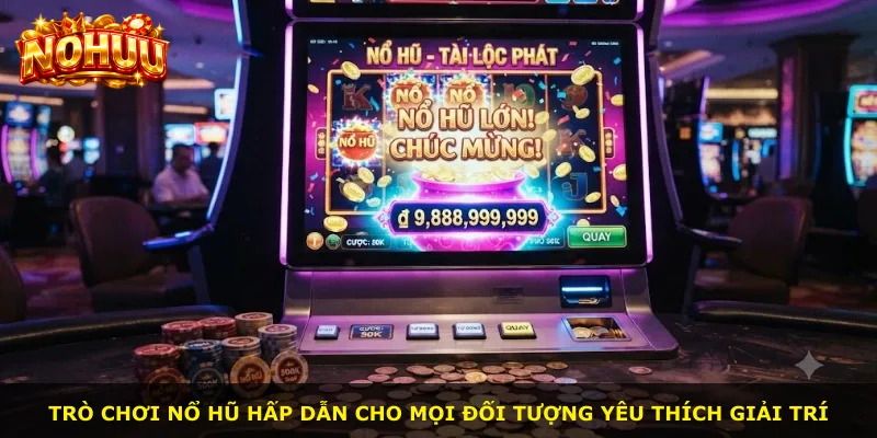 Trò chơi nổ hũ hấp dẫn cho mọi đối tượng yêu thích giải trí